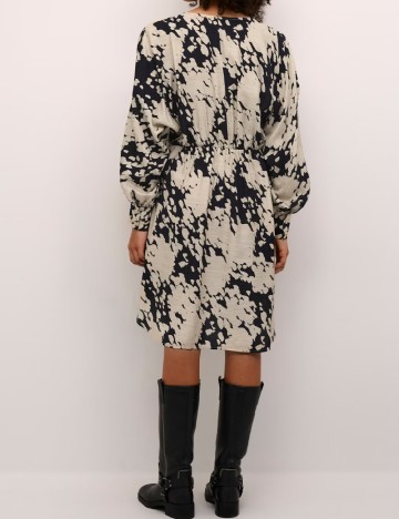 Rochie scurta Kaffe, crem