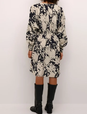 Rochie scurta Kaffe, crem Crem