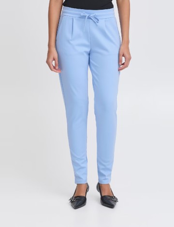 Pantaloni Ichi, albastru