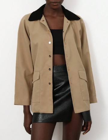 
						Jacheta SHEIN, crem/negru