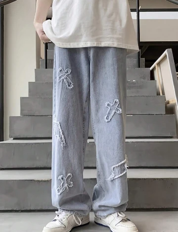 Blugi SHEIN, albastru deschis Albastru