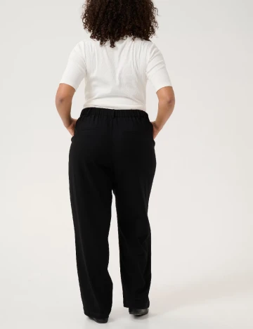 Pantaloni Kaffe Curve, negru