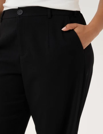 Pantaloni Kaffe Curve, negru