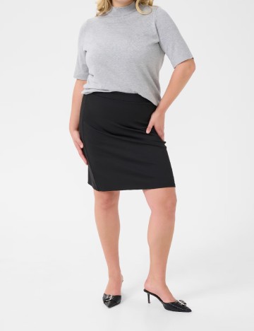 Fusta Kaffe Curve, negru