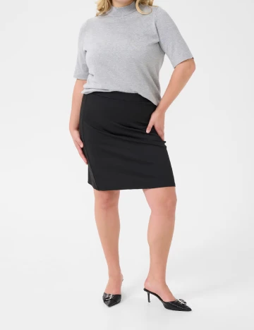 Fusta Kaffe Curve, negru
