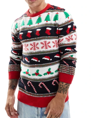 Pulover Brave Soul, mix culori