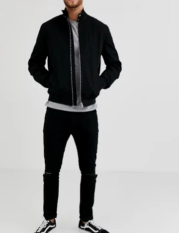 Jacheta ASOS, negru Negru