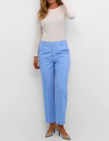 
						Pantaloni Kaffe, albastru