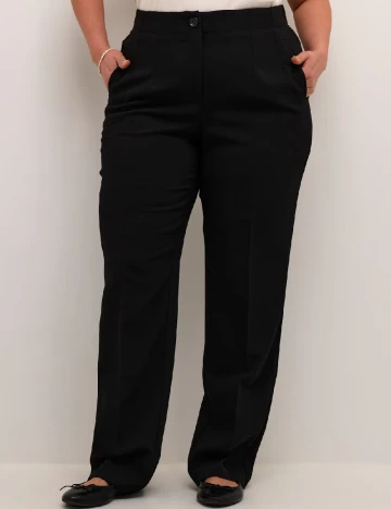 Pantaloni Kaffe Curve, negru Negru