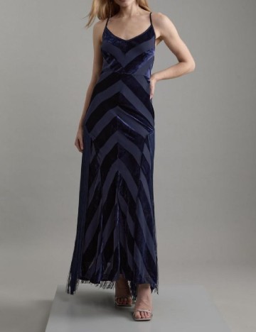 
						Rochie lunga Karen Millen, bleumarin