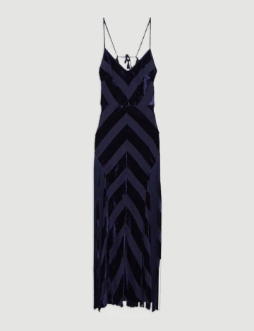Rochie lunga Karen Millen, bleumarin