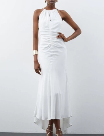 Rochie lunga Karen Millen, alb