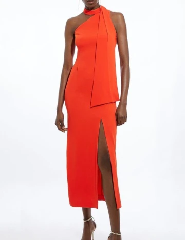 Rochie lunga Karen Millen, portocaliu