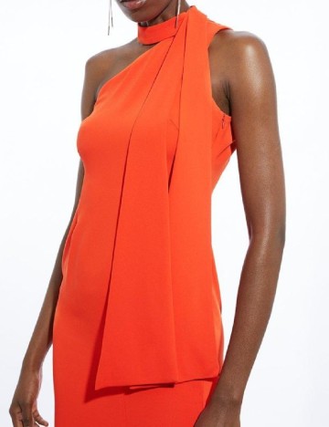 Rochie lunga Karen Millen, portocaliu