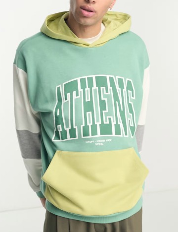 
						Hanorac Oversize ASOS, mix culori