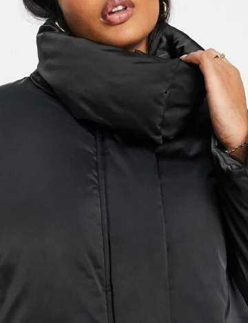 Geaca ASOS Curve, negru Negru