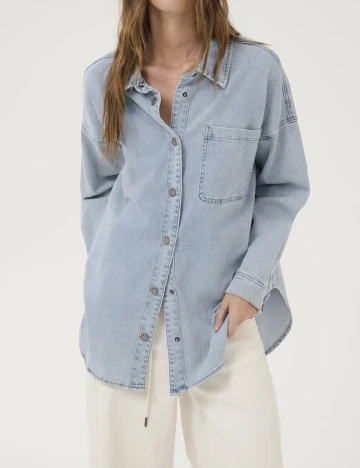 Camasa My Essential Wardrobe, albastru deschis Albastru