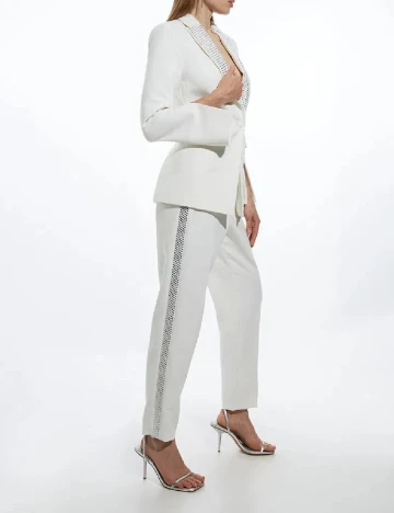 Pantaloni Karen Millen, alb