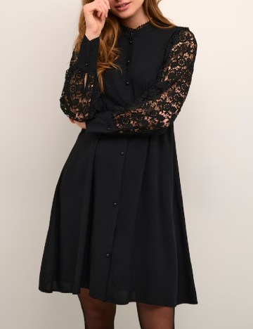 Rochie scurta Culture, negru
