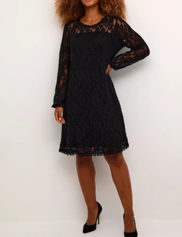 Rochie scurta Cream, negru