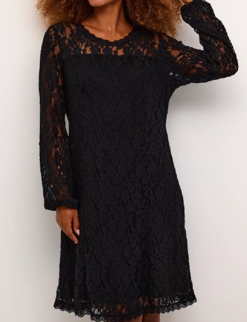 Rochie scurta Cream, negru