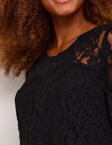 Rochie scurta Cream, negru