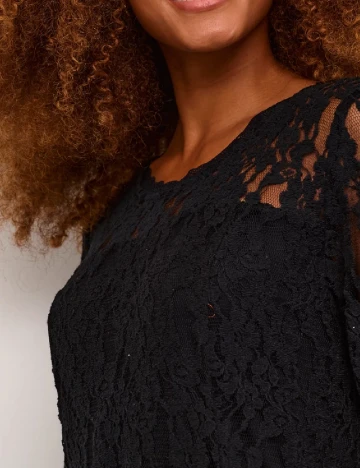 Rochie scurta Cream, negru