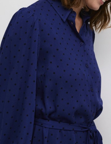 Rochie medie Kaffe, albastru