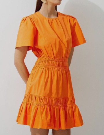 Rochie scurta Karen Millen, portocaliu