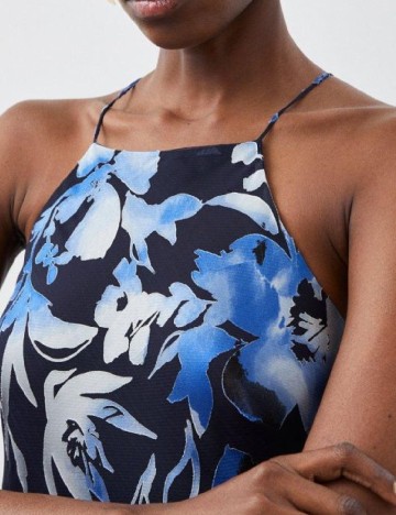 Rochie lunga Karen Millen, albastru