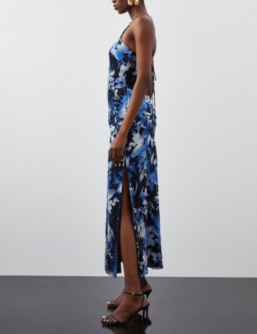 Rochie lunga Karen Millen, albastru