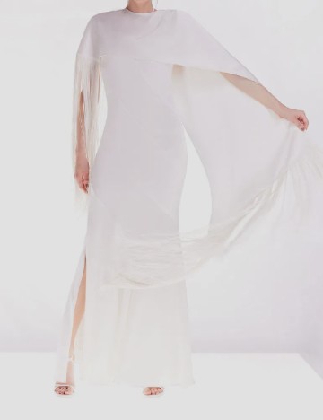 
						Rochie lunga Karen Millen, alb