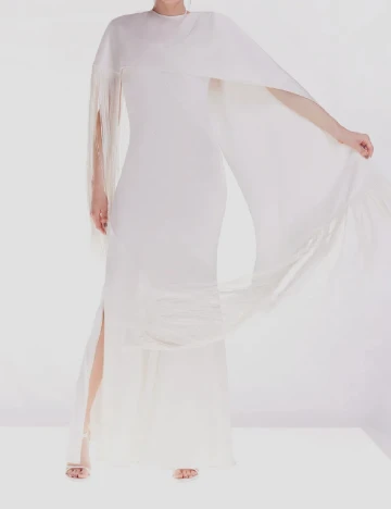 Rochie lunga Karen Millen, alb Alb