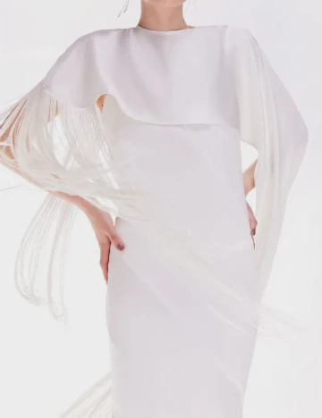 Rochie lunga Karen Millen, alb Alb