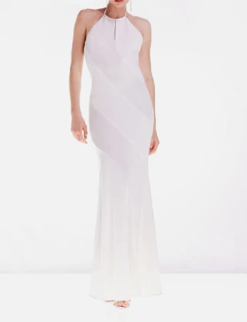 Rochie lunga Karen Millen, alb Alb