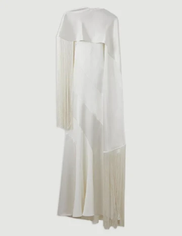 Rochie lunga Karen Millen, alb Alb