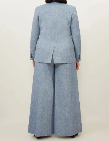 Pantaloni Karen Millen Plus Size, albastru