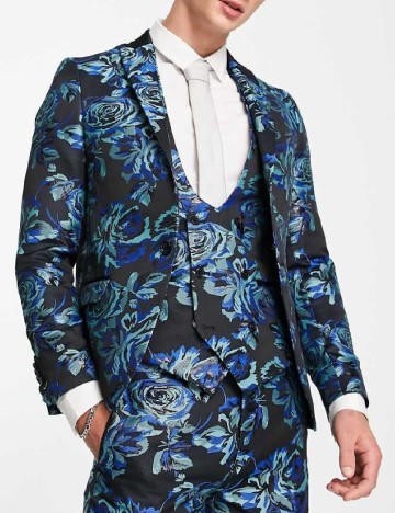 
						Sacou TWISTED TAILOR, floral print