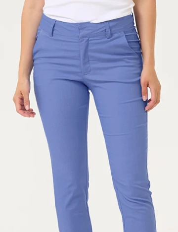 Pantaloni Kaffe, albastru