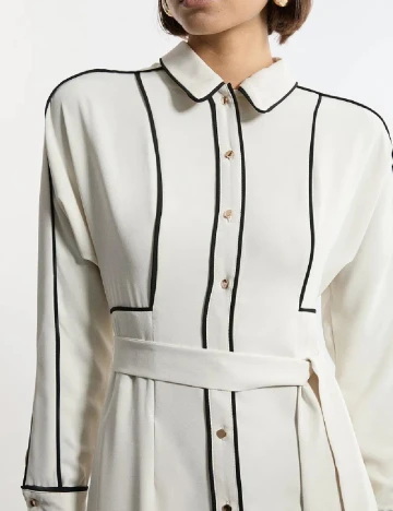 Rochie lunga Karen Millen, alb