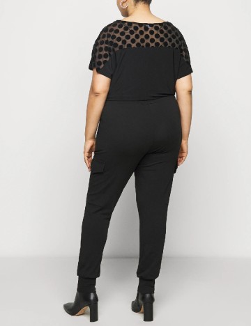 Pantaloni Kaffe Curve, negru