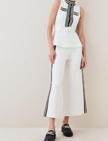 
						Pantaloni Karen Millen, alb