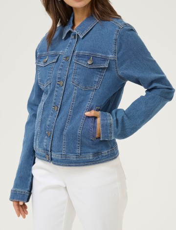 
						Jacheta Kaffe, albastru