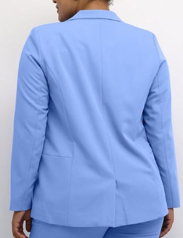 Sacou Kaffe Curve, albastru