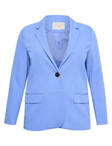 Sacou Kaffe Curve, albastru