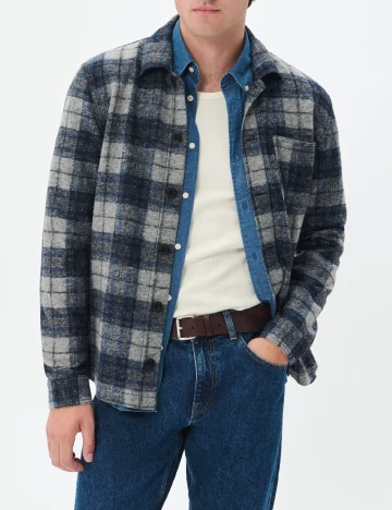 Camasa Matinique, bleumarin