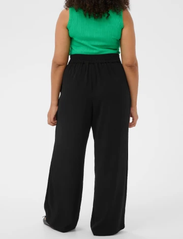 Pantaloni Kaffe Curve, negru