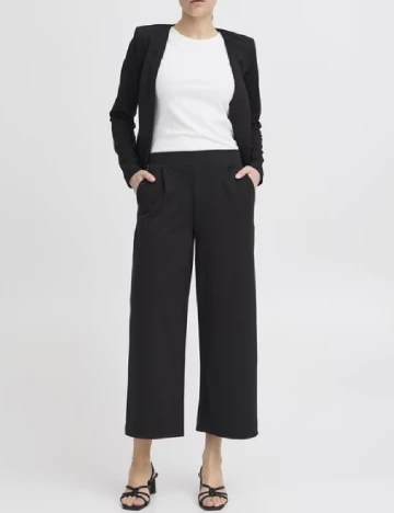 Pantaloni Ichi, negru