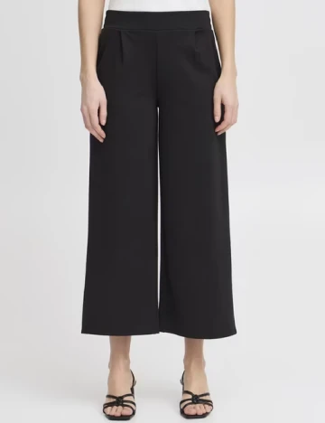 Pantaloni Ichi, negru
