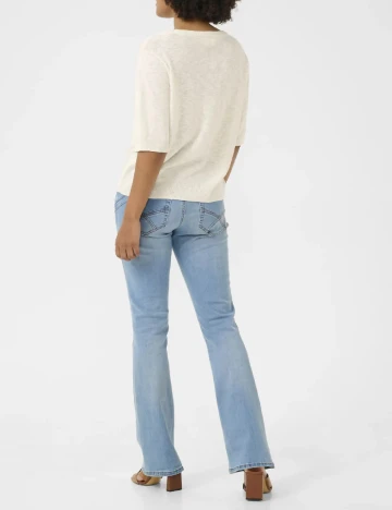 Bluza Cream, ecru Alb